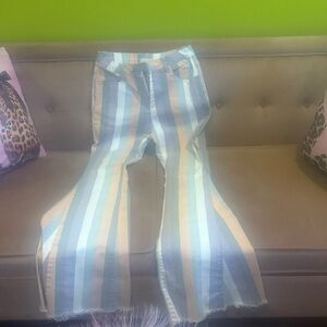 Saints and heart size 6 super cute bell bottoms